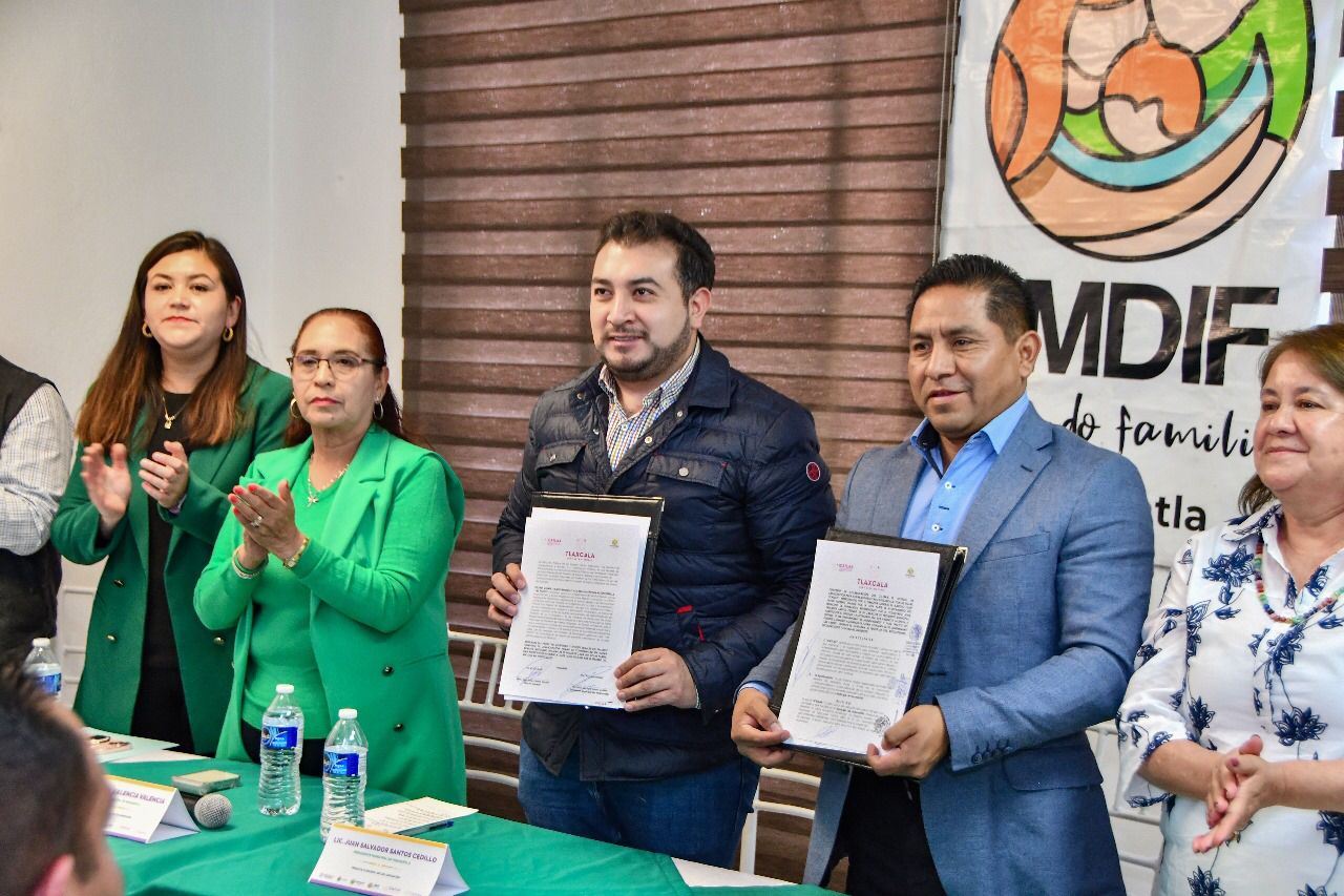 Familias de Huamantla fortalecerán sus habilidades con este convenio de colaboración: Salvador Santos Cedillo